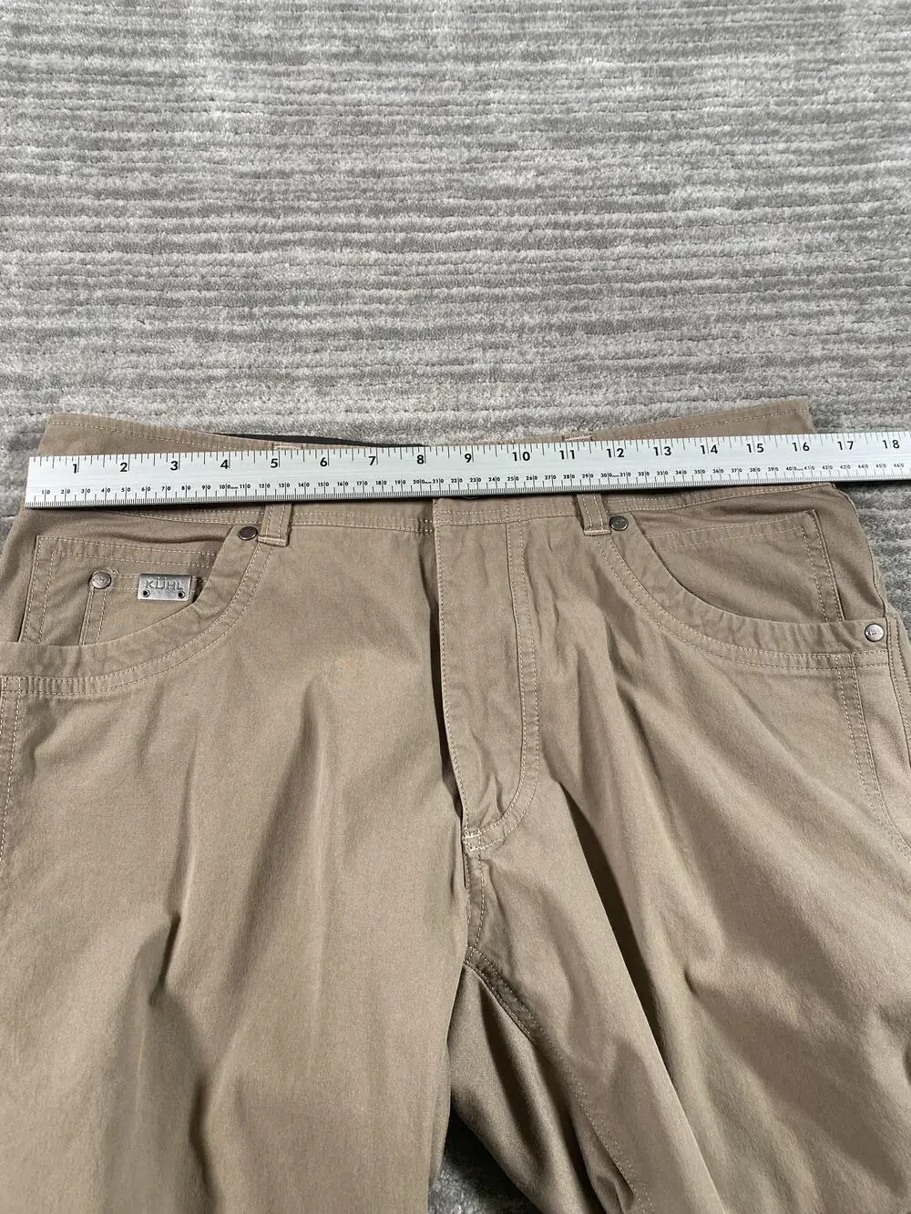 Kuhl Radikl Pants Mens 32x32 (fits 32x31) Brown Outdoor Hiking Stretch 7 Pocket